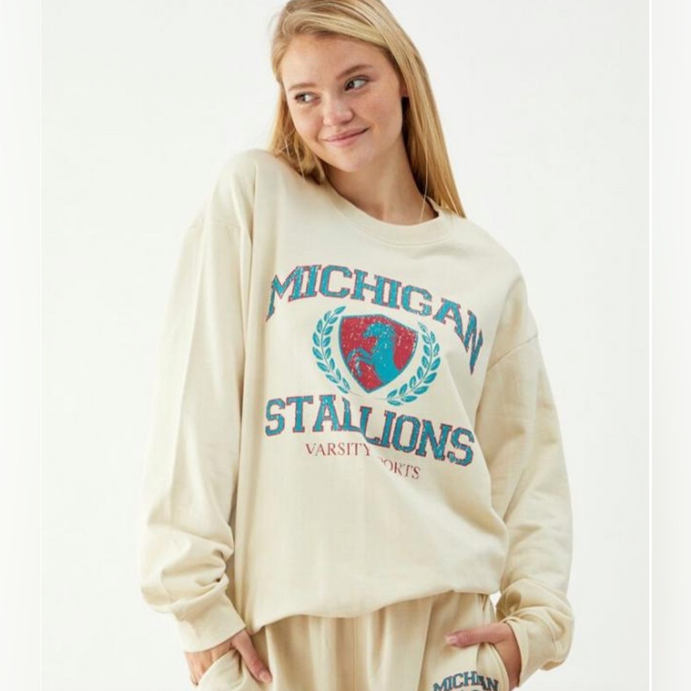 Desert dreamer Michigan Stallions crewneck size S